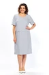 Платье 585-1 серая полоска SVT
