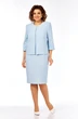 Костюм с платьем 602 голубой SVT