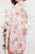 Костюм брючный 130560 розовый + розовые цветы SandyNA 