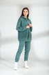 Спортивный костюм 13927 серо-бирюзовый SandyNA 