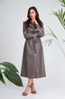 Плащ  13981 пепельно фиолетовый SandyNA 