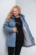 Куртка 2051 голубой Shetti
