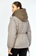 Куртка 2213 бежево-серый Shetti фото 2