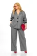 Костюм брючный 4080 серый Shetti фото 5