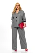 Костюм брючный 4080 серый Shetti