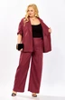 Костюм брючный 4081 винный Shetti фото 3