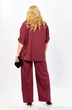 Костюм брючный 4081 винный Shetti фото 2