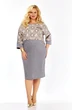 Платье 215 светло-серый СиБон Платье 215 светло-серый СиБон