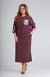 Платье 216 бордо СиБон фото 2 Платье 216 бордо СиБон фото 2