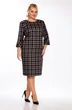 Платье 230 клетка  СиБон