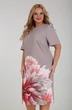 Платье 986 розовые цветы СиБон фото 2