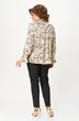 Блузка 558 молочный леопард Slavia-elit
