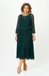Платье 562 зеленый Slavia-elit
