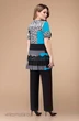 Костюм брючный 1218-1 леопард Svetlana Style