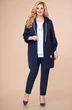 Костюм брючный 1418 темно-синий Svetlana Style