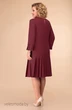 Платье 1429 бордовый Svetlana Style