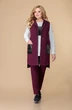 *Костюм брючный 1492 бордовый Svetlana Style