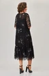 Костюм с платьем 1505 черный Svetlana Style
