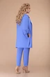 Костюм брючный 1527 голубой Svetlana Style