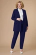 *Костюм брючный 1581 темно-синий Svetlana Style