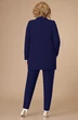 *Костюм брючный 1581 темно-синий Svetlana Style