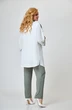 Костюм брючный 1629 мох + молочный Svetlana Style