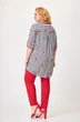 Костюм брючный 1631 красный + клубника Svetlana Style