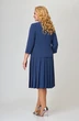 *Костюм с юбкой 1636 синий + горох Svetlana Style