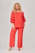 Костюм брючный 1656 коралл Svetlana Style