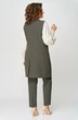 Костюм брючный 1719 мох + молочный Svetlana Style фото 2