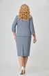 Костюм с юбкой 1728 синий + узор Svetlana Style