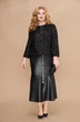 Костюм с юбкой 1814 черный Svetlana Style