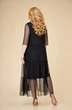 Костюм с платьем 1848 черный Svetlana Style
