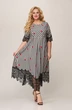Платье 1862 черный + красный Svetlana Style