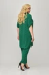 Костюм брючный 1880 зеленый + черный Svetlana Style