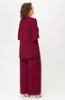 Костюм брючный 1933 бордовый Svetlana Style