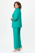 Костюм брючный 2022 бирюзовый Svetlana Style