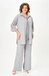 Костюм брючный 2025 серый Svetlana Style