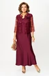 Костюм с платьем 2144 бордовый Svetlana Style