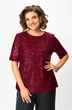 Блузка 2163 бордовый Svetlana Style фото 3