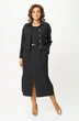 Костюм с платьем 2165 черный Svetlana Style