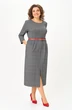 Платье 2166 серый Svetlana Style