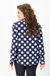 Блузка 2173 синий + горох Svetlana Style
