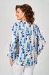 Блузка 2304 голубой принт Svetlana Style фото 2