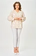 Блузка 2304 бежевые листики Svetlana Style фото 5