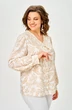 Блузка 2304 бежевые листики Svetlana Style фото 3