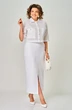 Костюм с юбкой 2345 белый Svetlana Style