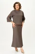 Костюм с юбкой 2350 коричневый Svetlana Style фото 3