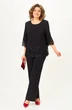 Костюм брючный 2351 черный Svetlana Style