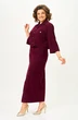 Костюм с юбкой 2352 бордовый Svetlana Style фото 4